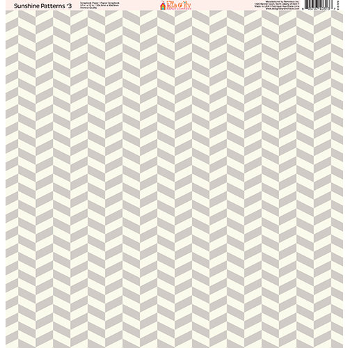 Ella and Viv Paper Company - Sunshine Patterns Collection - 12 x 12 Paper - Three