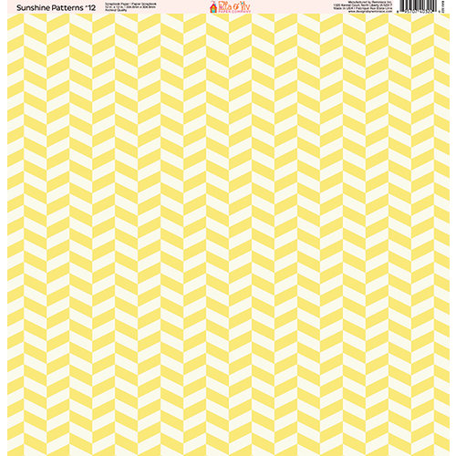 Ella and Viv Paper Company - Sunshine Patterns Collection - 12 x 12 Paper - Twelve