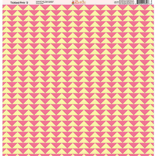 Ella and Viv Paper Company - Tickled Pink Patterns Collection - 12 x 12 Paper - Two