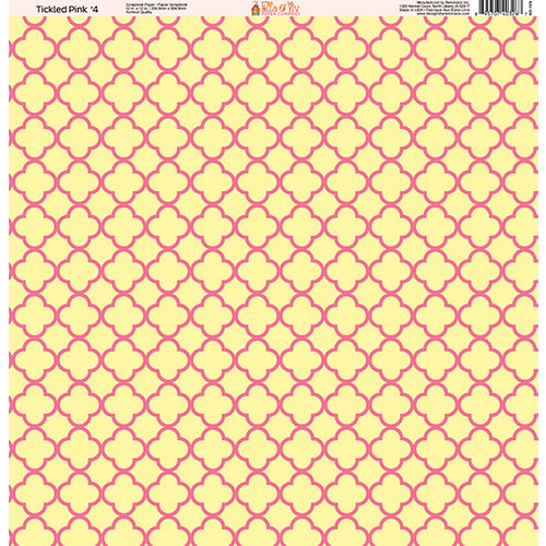 Ella and Viv Paper Company - Tickled Pink Patterns Collection - 12 x 12 Paper - Four