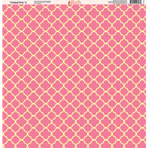 Ella and Viv Paper Company - Tickled Pink Patterns Collection - 12 x 12 Paper - Five