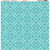 Ella and Viv Paper Company - Turquoise Damask Collection - 12 x 12 Paper - One