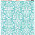 Ella and Viv Paper Company - Turquoise Damask Collection - 12 x 12 Paper - Eight
