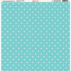 Ella and Viv Paper Company - Turquoise Damask Collection - 12 x 12 Paper - Ten