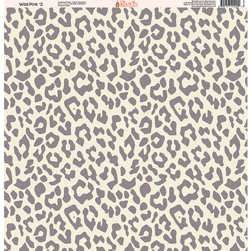 Ella and Viv Paper Company - Wild Pink Collection - 12 x 12 Paper - Two