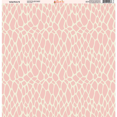 Ella and Viv Paper Company - Wild Pink Collection - 12 x 12 Paper - Nine