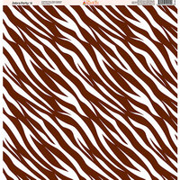 Ella and Viv Paper Company - Zebra Party Collection - 12 x 12 Paper - Four