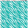 Ella and Viv Paper Company - Zebra Party Collection - 12 x 12 Paper - Seven