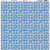 Ella and Viv Paper Company - Deep Blue Mosaic Collection - 12 x 12 Paper - Six