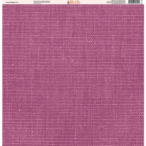 Ella and Viv Paper Company - Linen Brights Collection - 12 x 12 Paper - Eleven