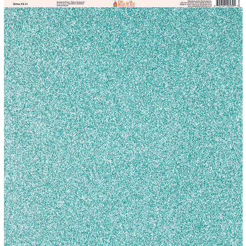 Ella and Viv Paper Company - Glitter FX Collection - 12 x 12 Paper - One