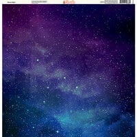 Ella and Viv Paper Company - Galaxy Collection - 12 x 12 Paper - Starry Night