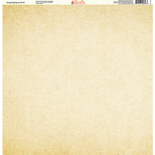Ella and Viv Paper Company - Vintage Backgrounds Collection - 12 x 12 Paper - Eight