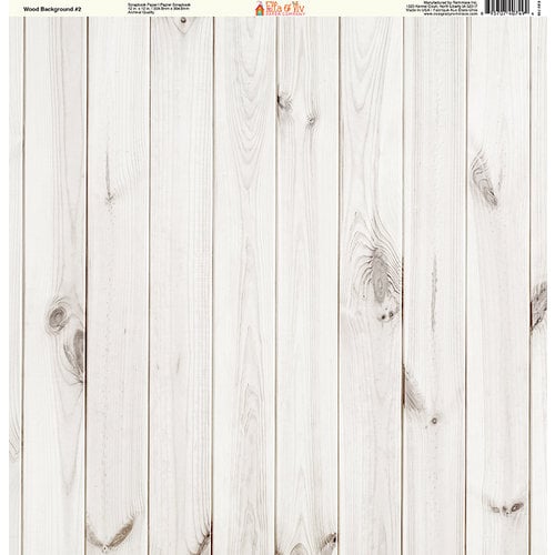 Ella and Viv Paper Company - Wood Backgrounds Collection - 12 x 12 Paper - Two