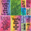 Ella and Viv Paper Company - Family Time Collection - 12 x 12 Cardstock Stickers - Poster