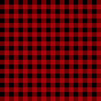 Ella and Viv Paper Company - Perfectly Plaid Collection - 12 x 12 Paper - Lumberjack Plaid