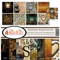 Ella and Viv Paper Company - Adventure Emporium Collection - 12 x 12 Kit