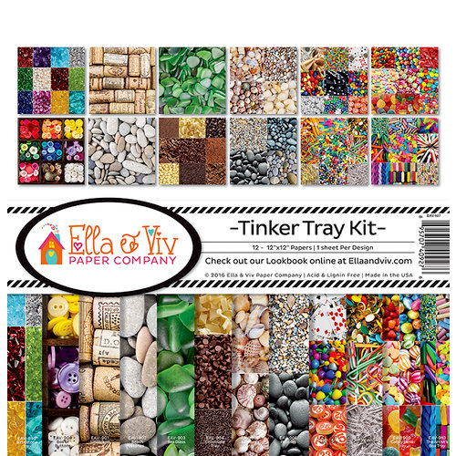 Ella and Viv Paper Company - Tinker Tray Collection - 12 x 12 Kit