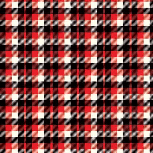 Ella and Viv Paper Company - Lumberjack Collection - 12 x 12 Paper - Northwoods Plaid