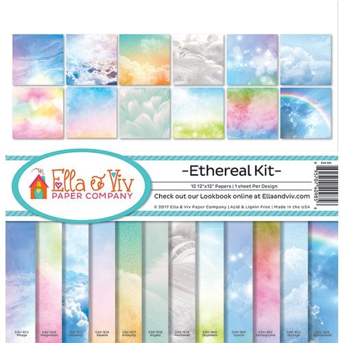 Ella and Viv Paper Company - Ethereal Collection - 12 x 12 Collection Kit