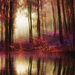 Reminisce - Enchanted Forest Collection - 12 x 12 Double Sided Paper - Fall In The Forest
