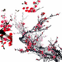 Reminisce - Everything Zen Collection - 12 x 12 Double Sided Paper - Plum Blossom
