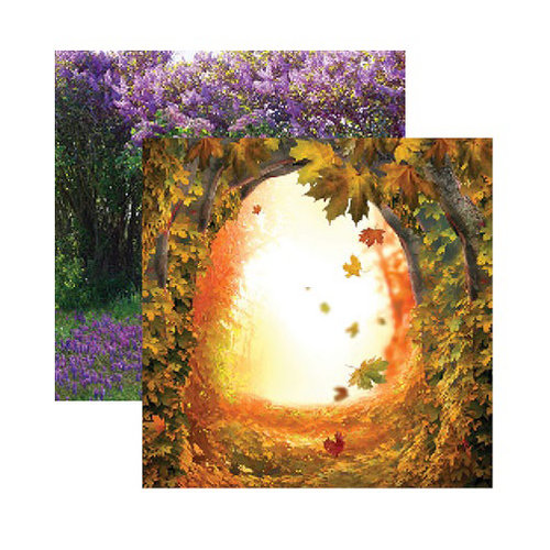Reminisce - Fairy Forest Collection - 12 x 12 Double Sided Paper - Into the Hollows