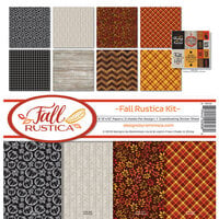Ella and Viv Paper Company - Fall Rustica Collection - 12 x 12 Collection Kit