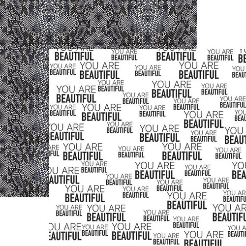 Reminisce - Fashion Week Collection - 12 x 12 Double Sided Paper - You are Beautiful