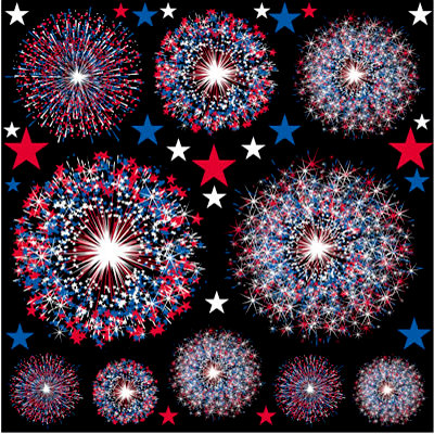 Reminisce - The 4th Collection - 12 x 12 Cardstock Stickers - Fireworks