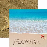 Reminisce - Florida Collection - 12 x 12 Double Sided Paper - Florida