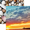 Reminisce - Florida Collection - 12 x 12 Double Sided Paper - Sunset