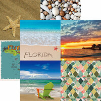 Reminisce - Florida Collection - 12 x 12 Double Sided Paper - Cut Apart