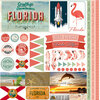 Reminisce - Florida Collection - 12 x 12 Cardstock Stickers - Elements