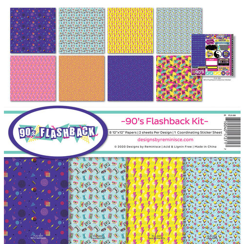Reminisce - 90's Flashback Collection - 12 x 12 Collection Kit