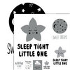Ella and Viv Paper Company - Frameable Quotes Collection - 12 x 12 Double Sided Paper - Sleep Tight with Foil Accents