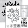 Ella and Viv Paper Company - Frameable Quotes Collection - 12 x 12 Double Sided Paper - Faith with Foil Accents