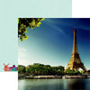 Reminisce - France Collection - 12 x 12 Double Sided Paper - Eiffel Tower