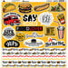 Reminisce - Food Truck Fest Collection - 12 x 12 Cardstock Stickers - Elements