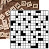 Reminisce - Game Night Collection - 12 x 12 Double Sided Paper - Crossword
