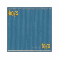 Reminisce - Genuine Boy Collection - Patterned Paper - Boys and Their Toys