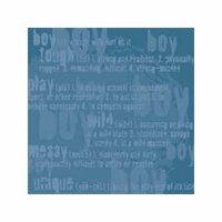 Reminisce - Genuine Boy Collection - Patterned Paper - Boy Defined Blue