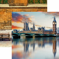 Reminisce - Great Britain Collection - 12 x 12 Double Sided Paper - Westminster