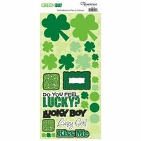 Reminisce - Green Day - St. Patrick's Day - Cardstock Stickers - Green Day