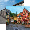 Ella and Viv Paper Company - Germany Collection - 12 x 12 Double Sided Paper - Old Town
