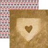 Reminisce - Game Day Softball Collection - 12 x 12 Double Sided Paper - Home Plate Love