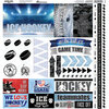 Reminisce - Game Day Hockey Collection - 12 x 12 Elements Sticker