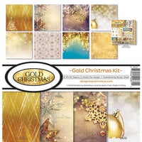 Reminisce - Gold Christmas Collection - 12 x 12 Collection Kit