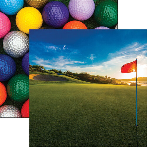 Reminisce - Golf Collection - 12 x 12 Double Sided Paper - On the Green