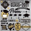 Reminisce - Graduation Collection - 12 x 12 Cardstock Stickers - Elements